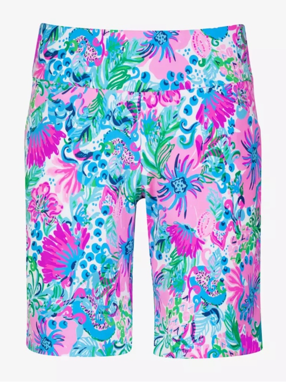 NWT Lilly Pulitzer Reid Floral Fairway Women's 9" Golf Shorts
